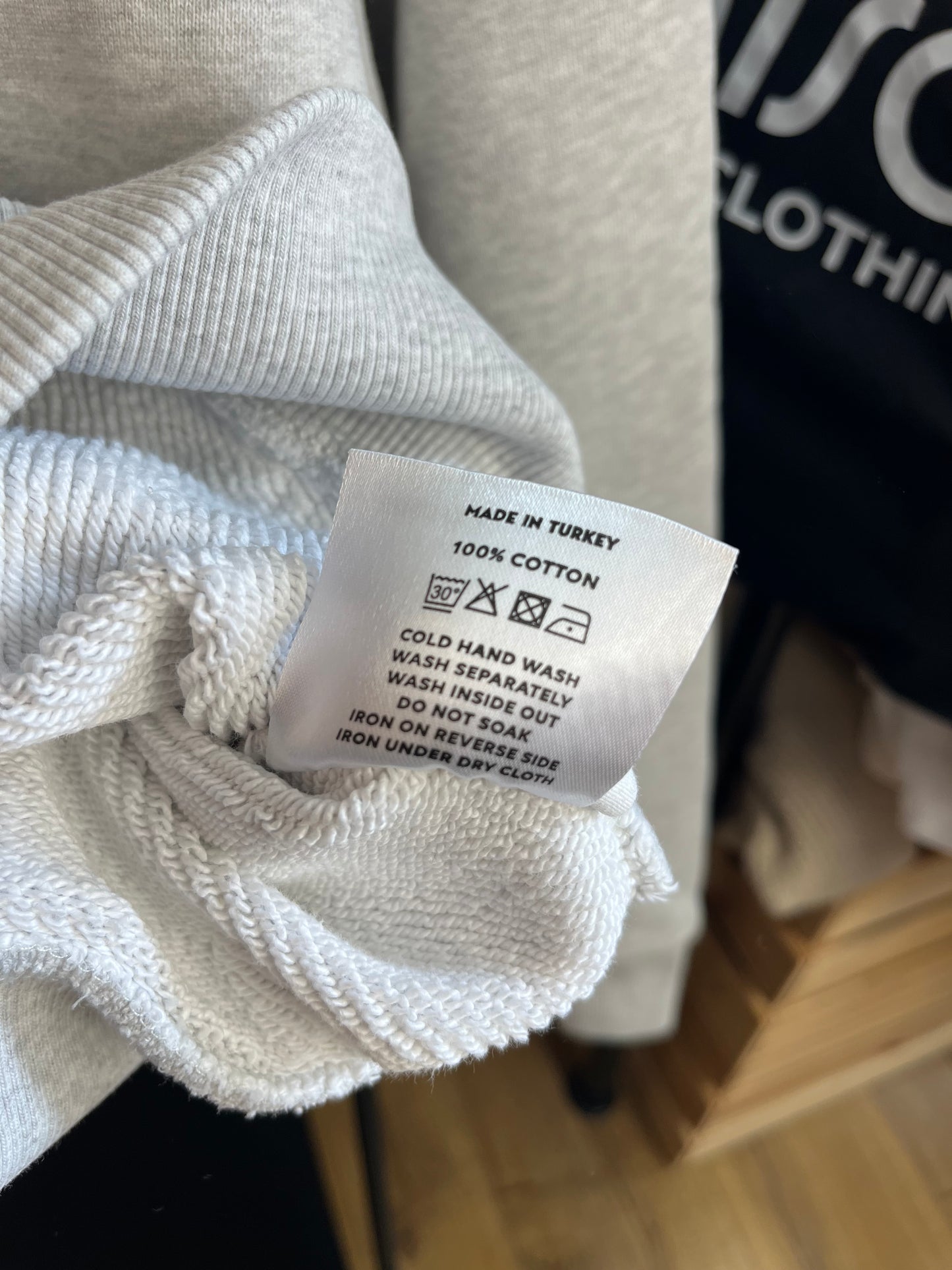 About:Blank Grey Hoodie - Medium