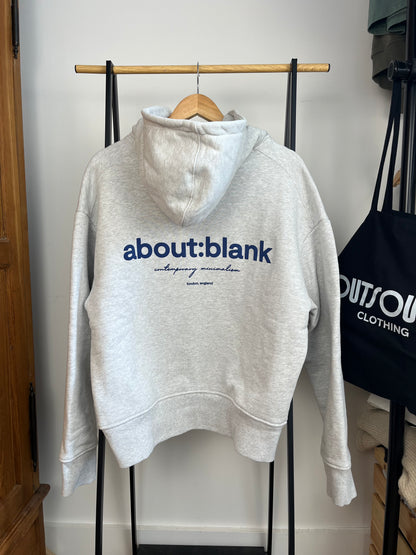 About:Blank Grey Hoodie - Medium