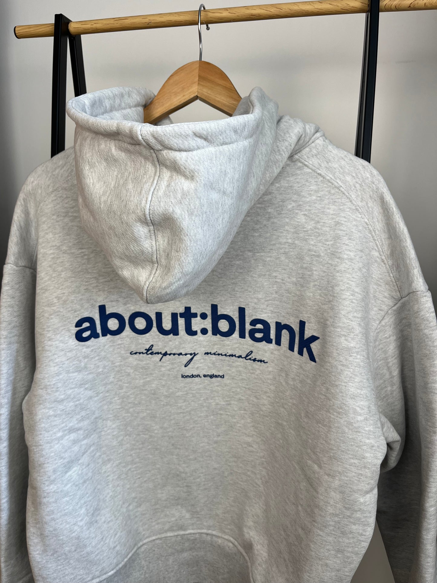 About:Blank Grey Hoodie - Medium