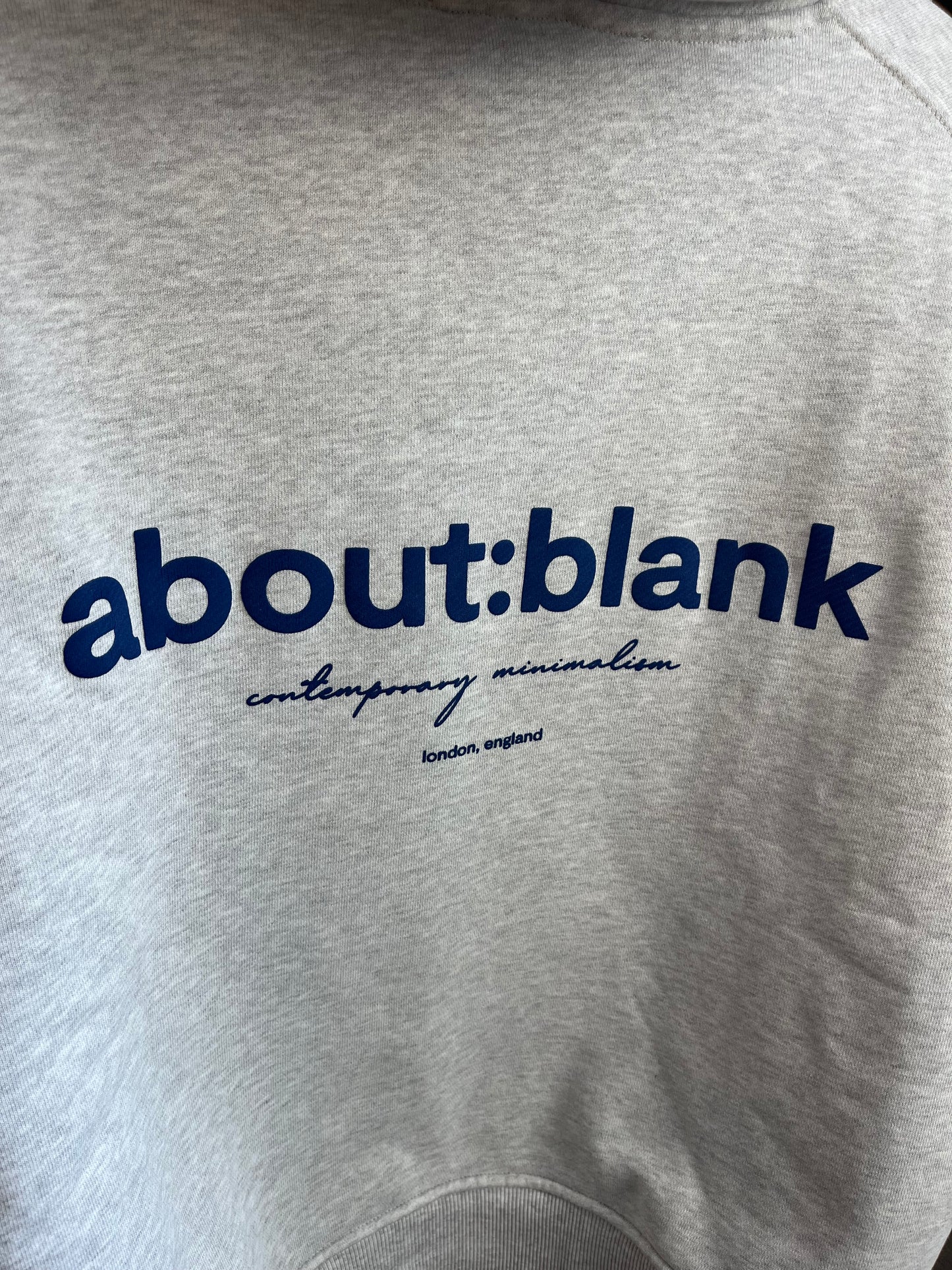 About:Blank Grey Hoodie - Medium