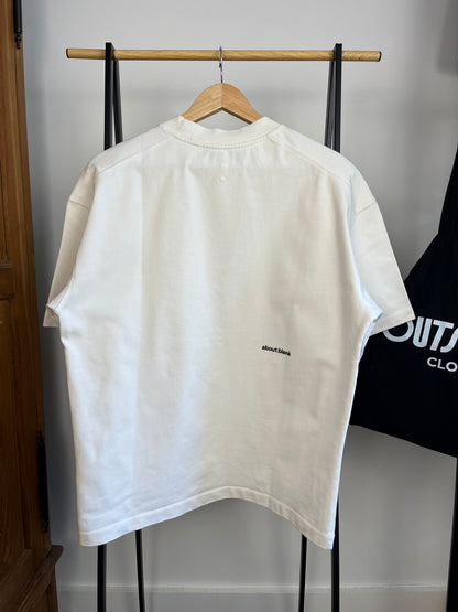 About:Blank Off White T-Shirt - Small