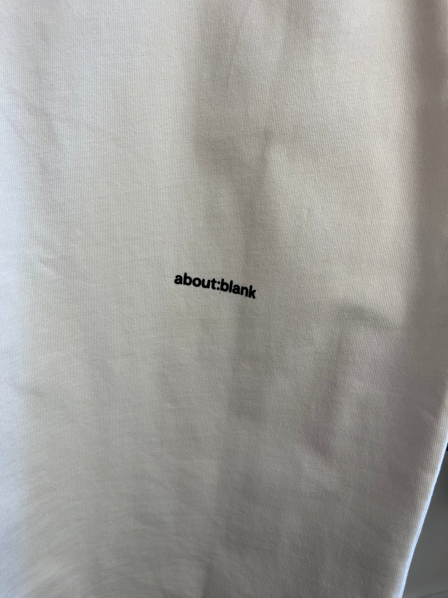 About:Blank Off White T-Shirt - Small