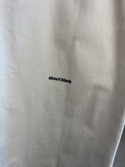 About:Blank Off White T-Shirt - Small