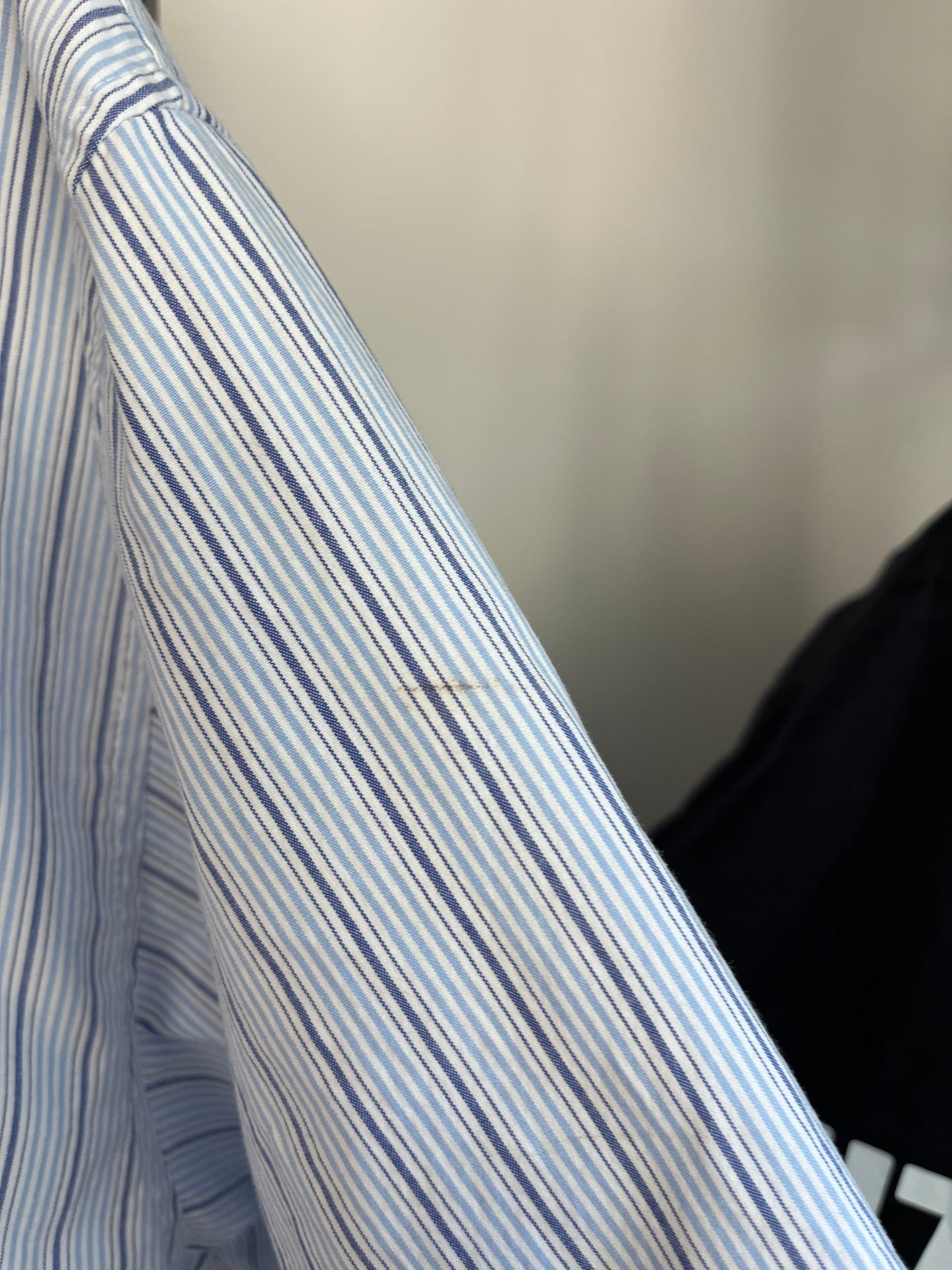 Abercrombie Blue Striped Shirt - Large