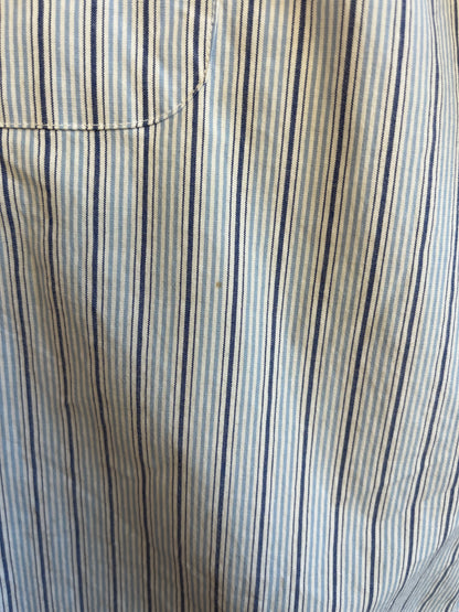 Abercrombie Blue Striped Shirt - Large
