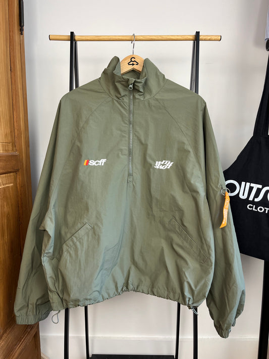 Scuffers Green Windbreaker Jacket - Medium