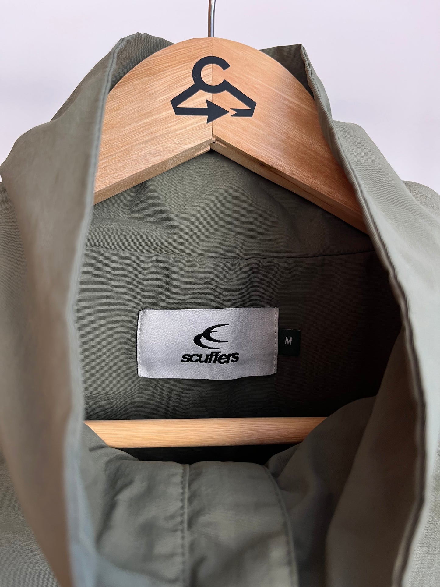 Scuffers Green Windbreaker Jacket - Medium