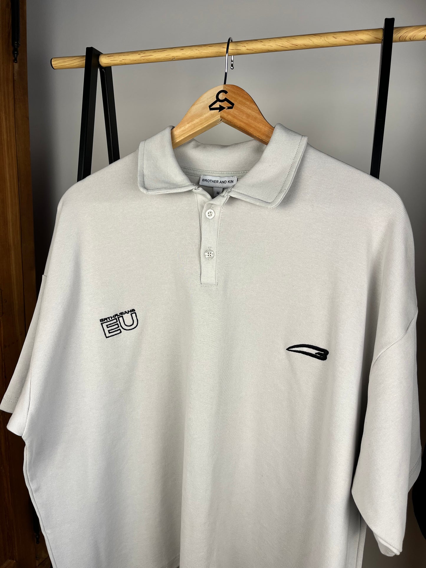 Brother and Kin Off White Polo - Medium