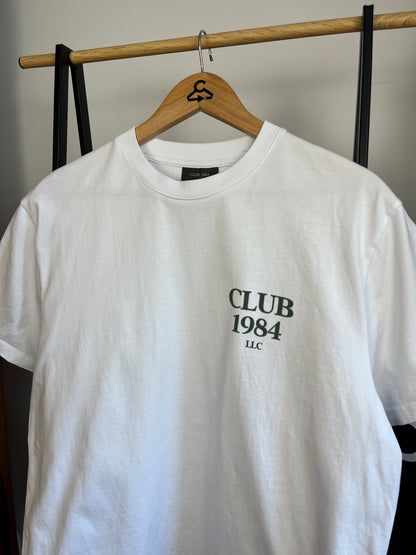 Club 1984 White T-Shirt - Medium