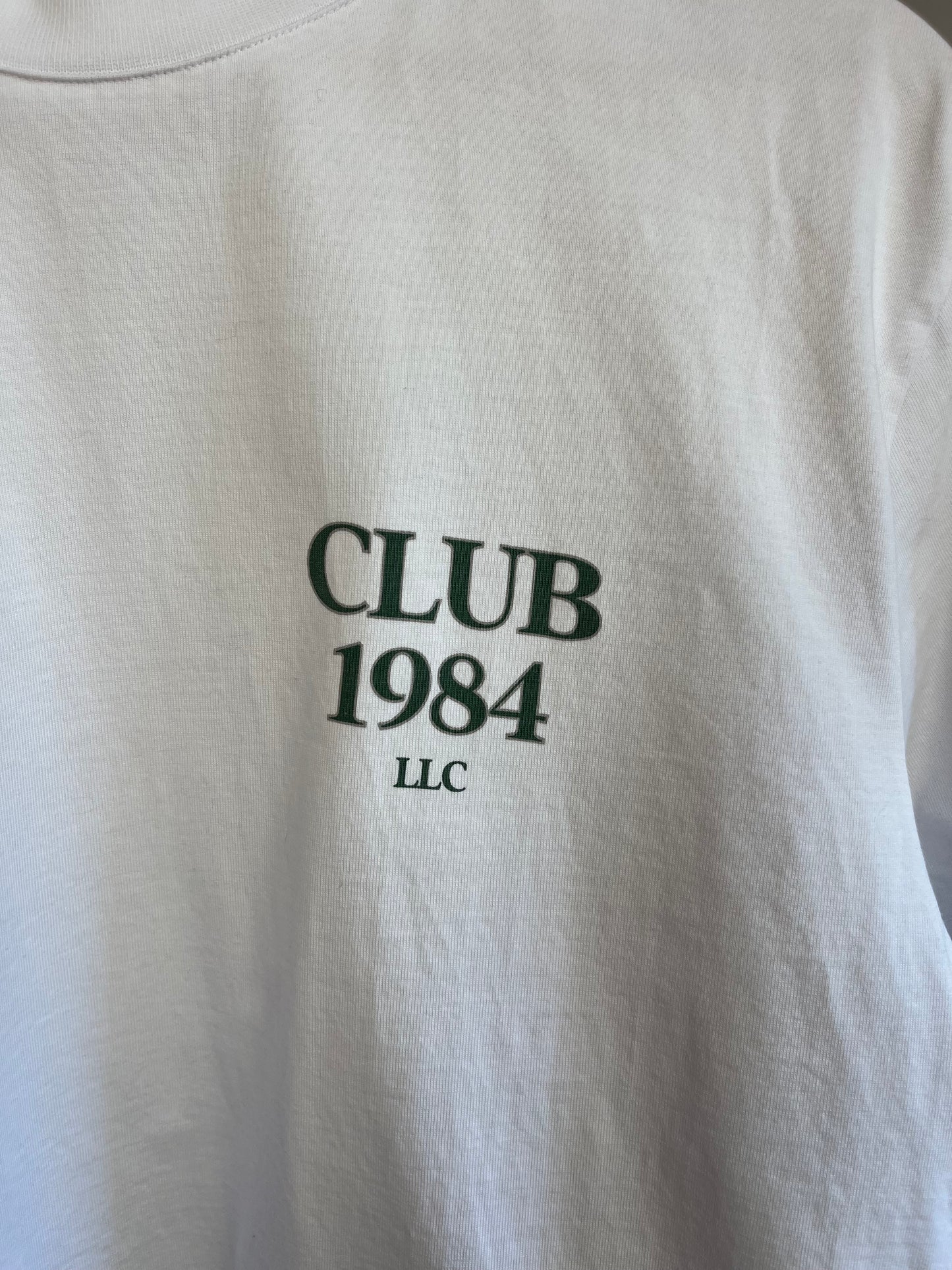 Club 1984 White T-Shirt - Medium