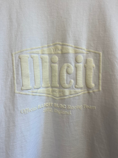 Illicit Bloc White T-Shirt - Medium