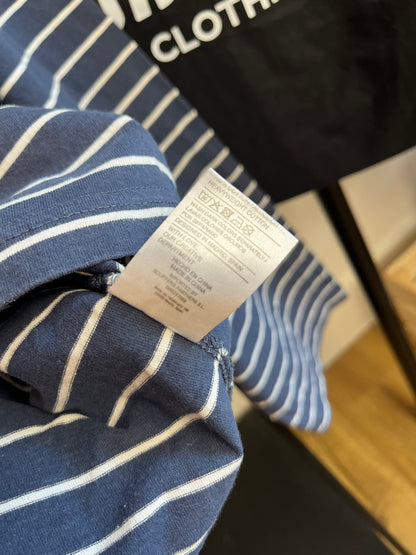 Scuffers Navy Striped Long Sleeve - Large
