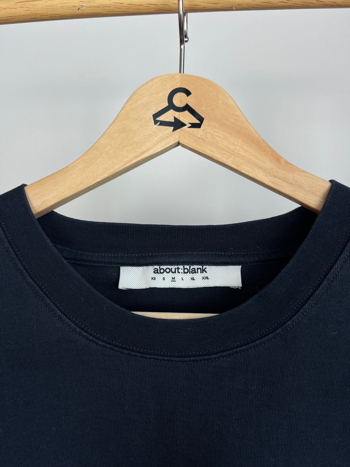 About:Blank Navy T-Shirt - Medium