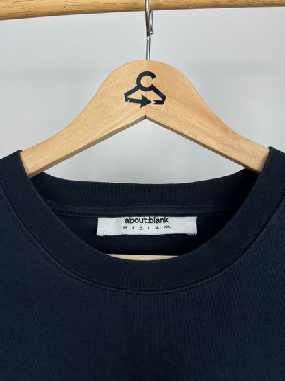 About:Blank Navy T-Shirt - Medium