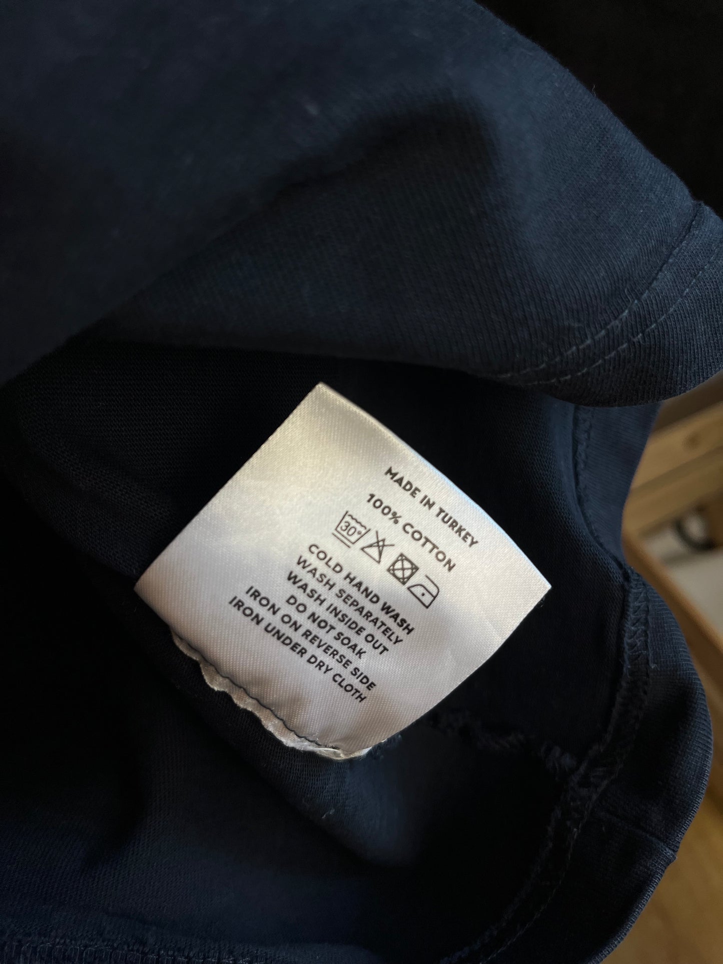 About:Blank Navy T-Shirt - Medium