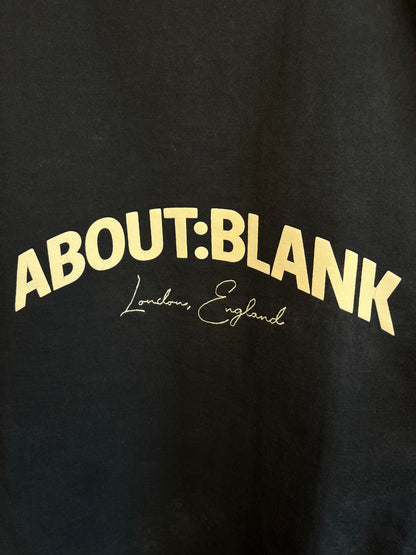 About:Blank Navy T-Shirt - Medium