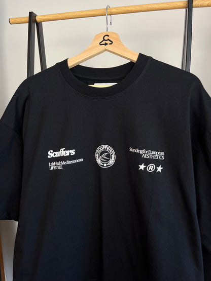 Scuffers Black T-Shirt - Large