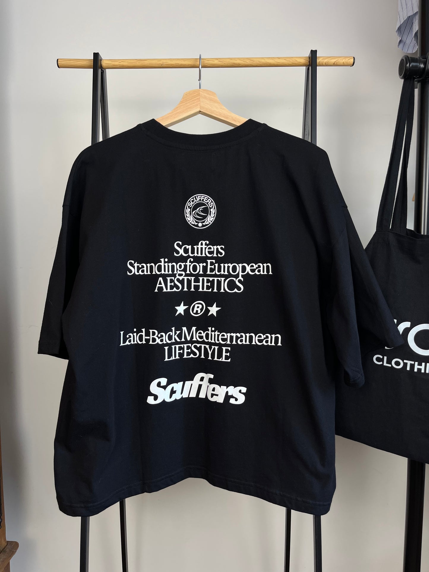Scuffers Black T-Shirt - Large