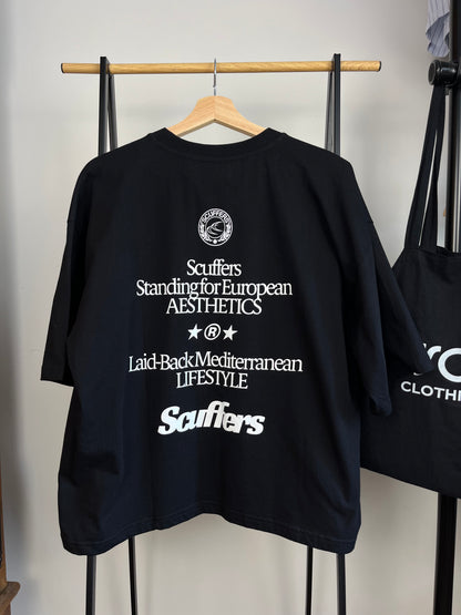 Scuffers Black T-Shirt - Large