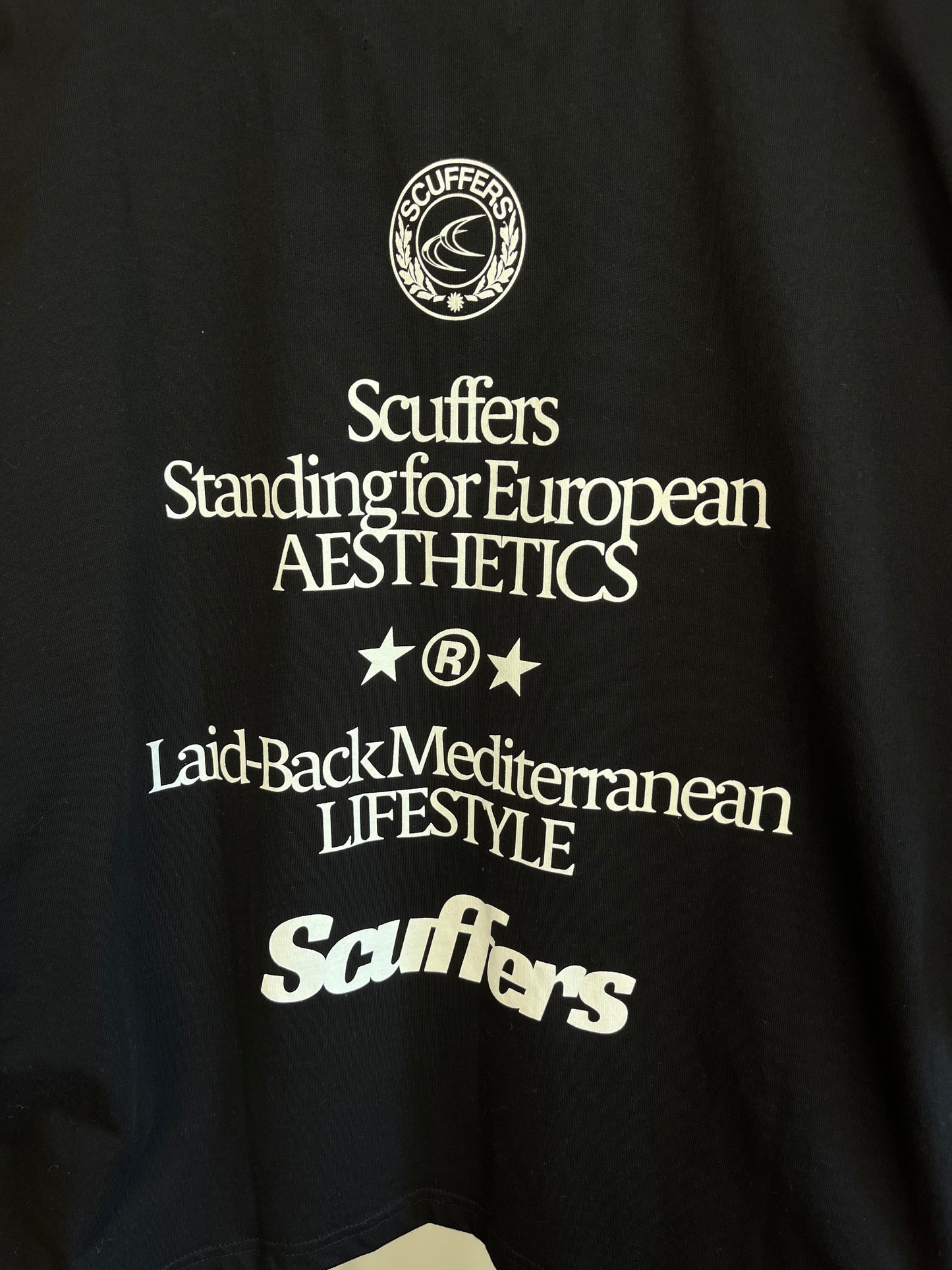 Scuffers Black T-Shirt - Large