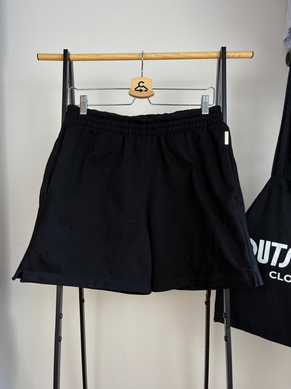 Represent Black Jogger Shorts - Medium