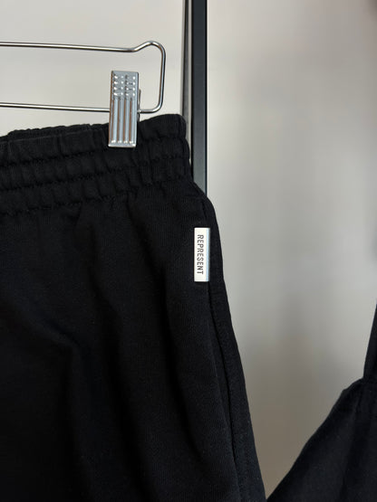 Represent Black Jogger Shorts - Medium