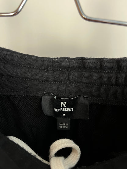 Represent Black Jogger Shorts - Medium