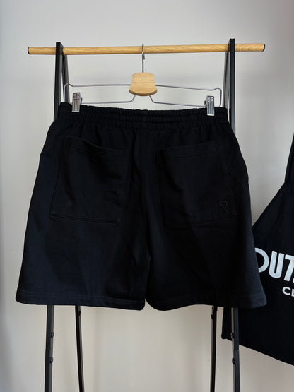 Represent Black Jogger Shorts - Medium