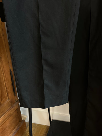About:Blank Black Pleated Trousers - Medium