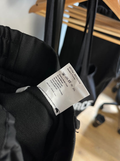 About:Blank Black Pleated Trousers - Medium