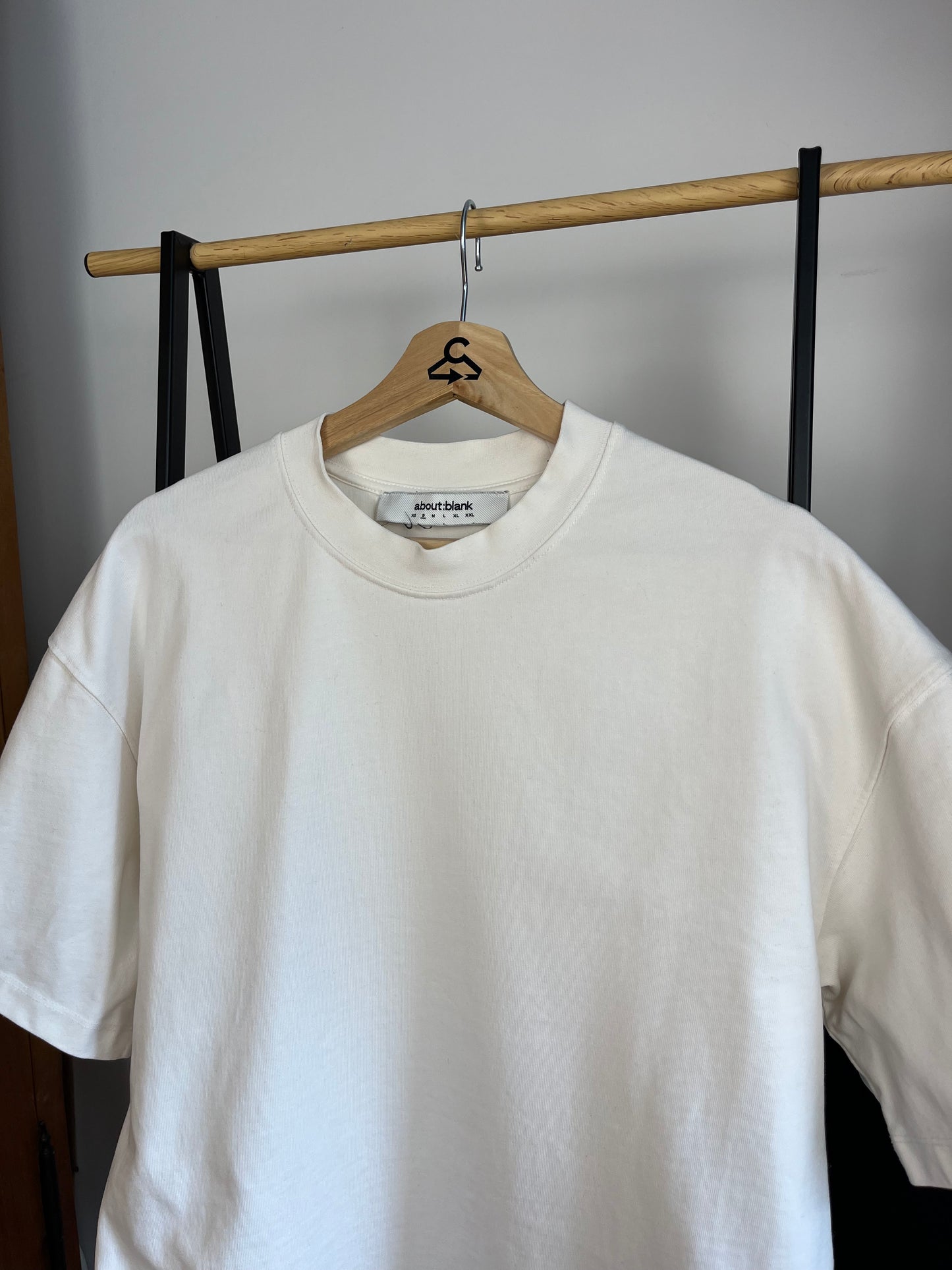 About:Blank Off White T-Shirt - Small