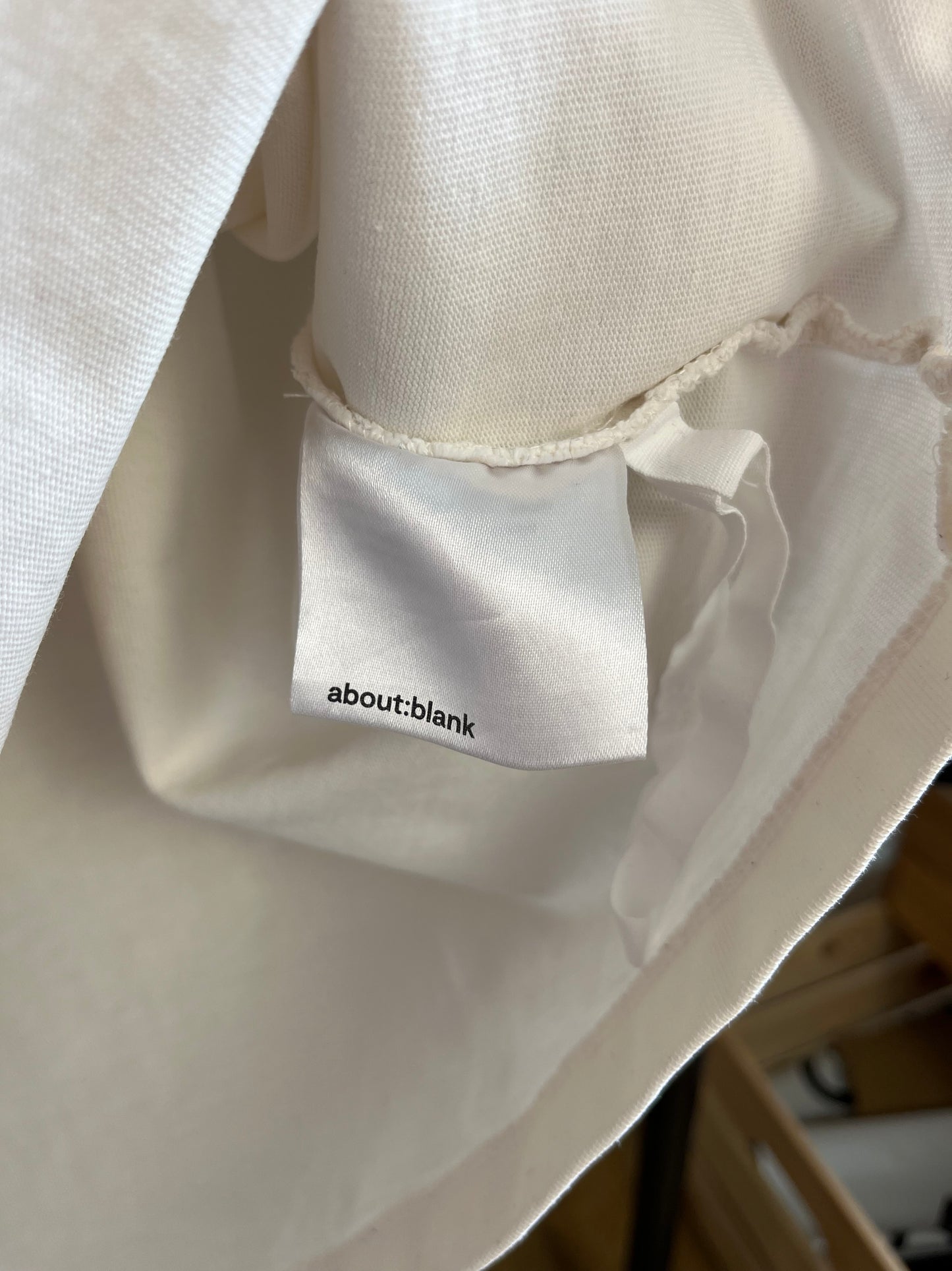 About:Blank Off White T-Shirt - Small