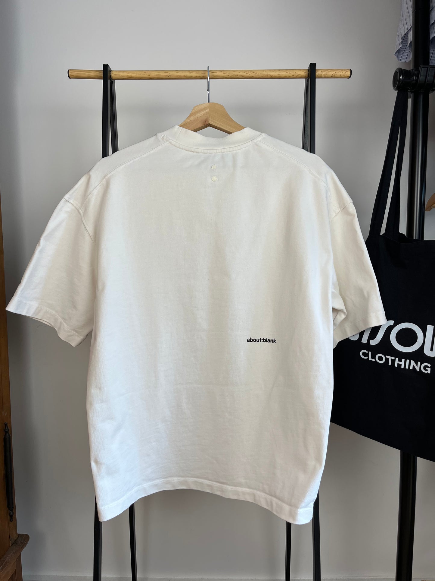 About:Blank Off White T-Shirt - Small