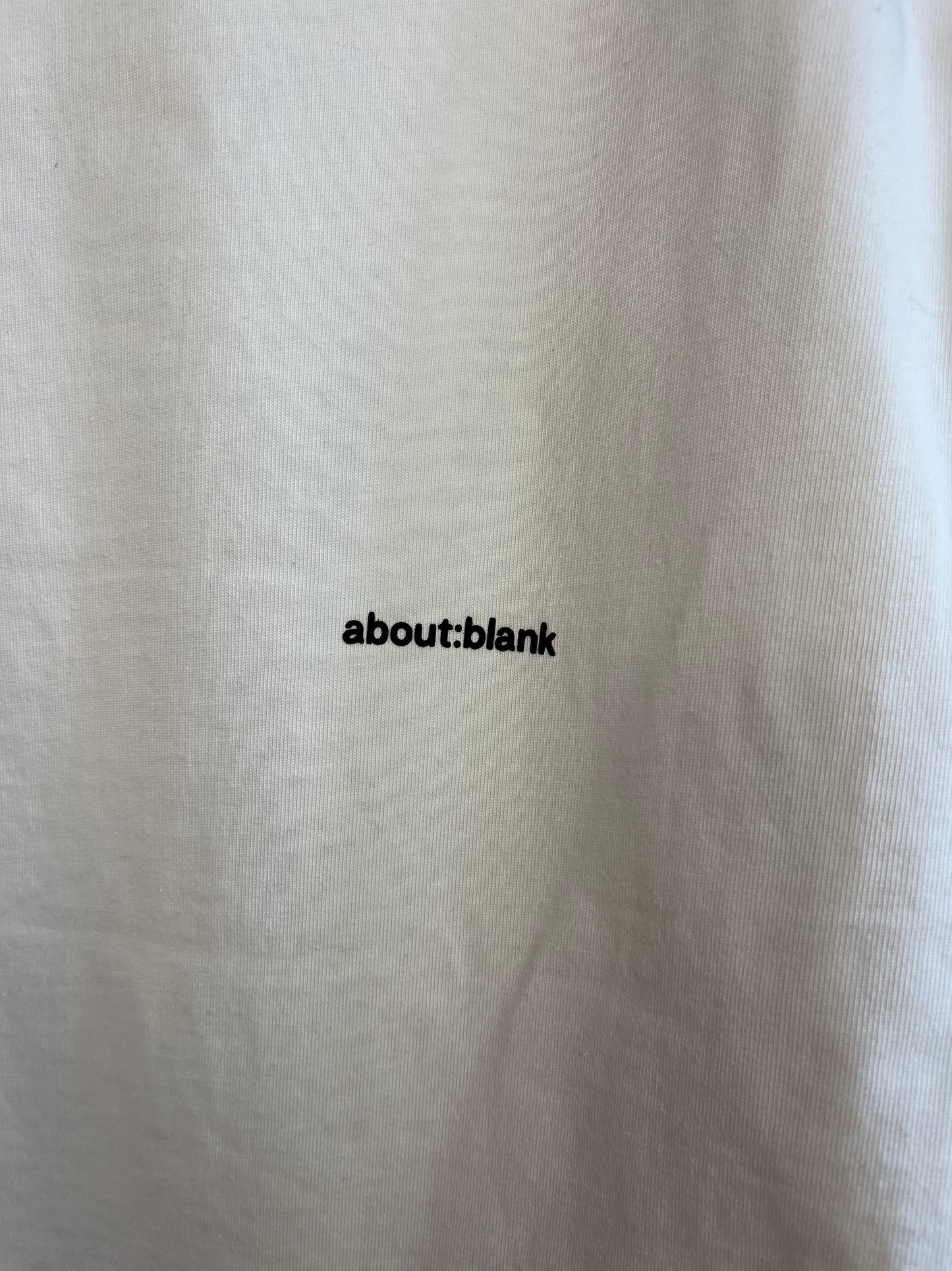 About:Blank Off White T-Shirt - Small