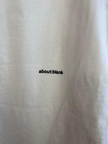 About:Blank Off White T-Shirt - Small
