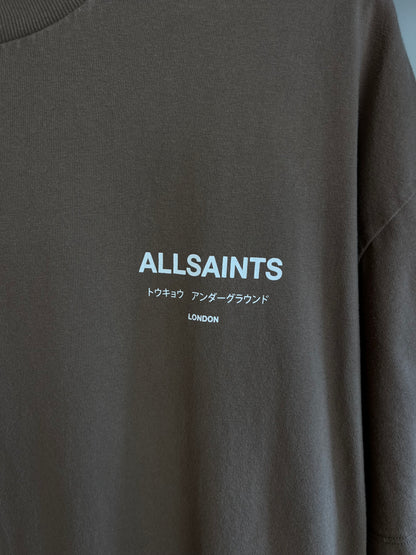 All Saints Light Brown T-Shirt - Medium