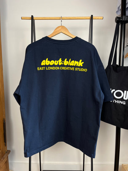 About:Blank Navy T-Shirt - XL