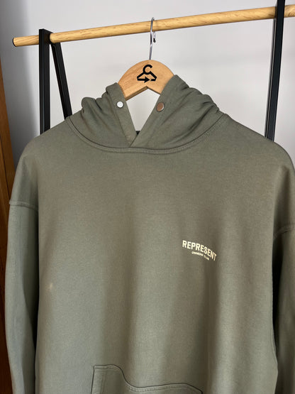 Represent Olive Hoodie - Medium