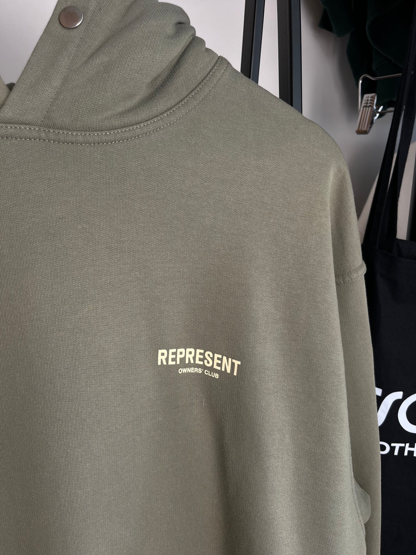 Represent Olive Hoodie - Medium