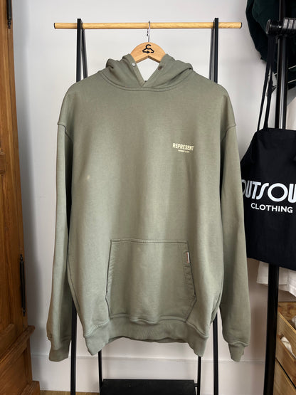 Represent Olive Hoodie - Medium