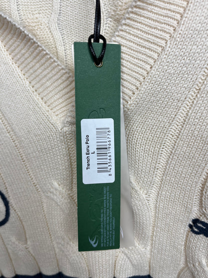 Scuffers Cream Polo Knit - Large