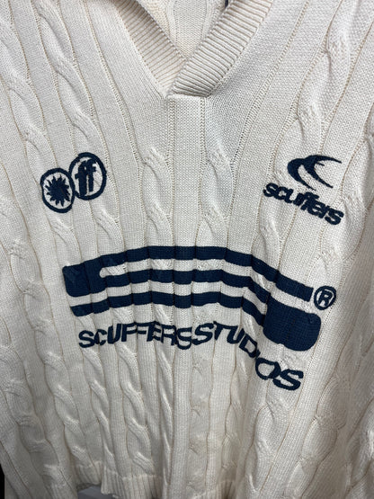 Scuffers Cream Polo Knit - Large