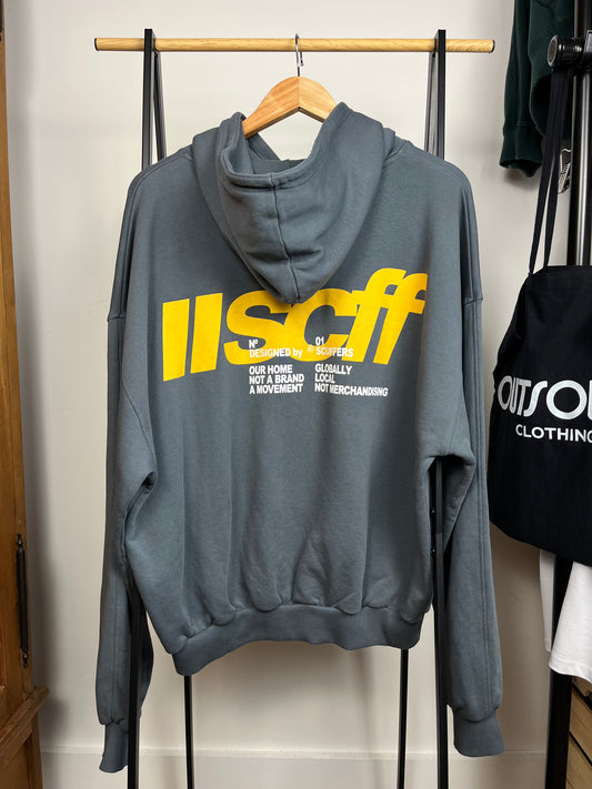 Scuffers Blue Hoodie - Medium