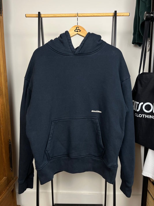 About:Blank Navy Hoodie - Medium