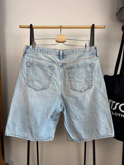 Abercrombie Light Blue Denim Shorts W34