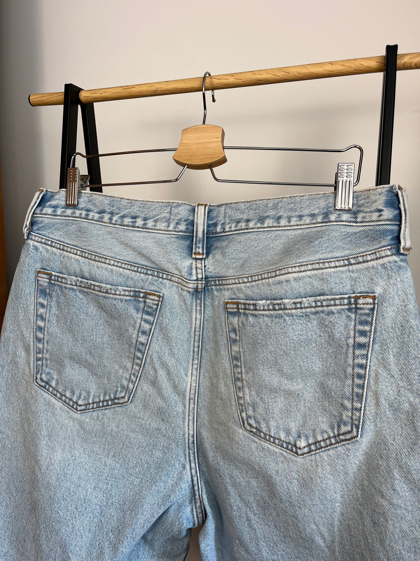 Abercrombie Light Blue Denim Shorts W34