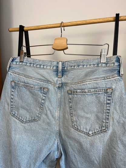 Abercrombie Light Blue Denim Shorts W34