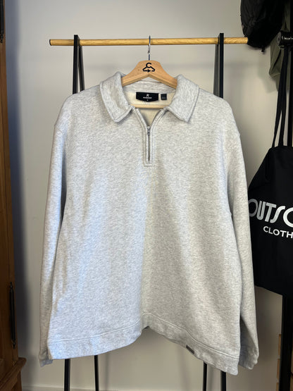 Represent Grey Initial 1/4 Zip - Medium
