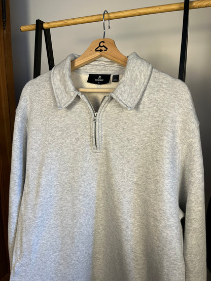 Represent Grey Initial 1/4 Zip - Medium