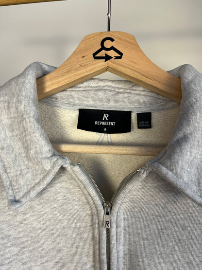 Represent Grey Initial 1/4 Zip - Medium